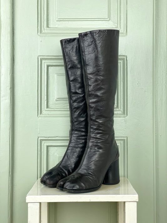 Maison Margiela AW03 Knee-High Tabi Boots