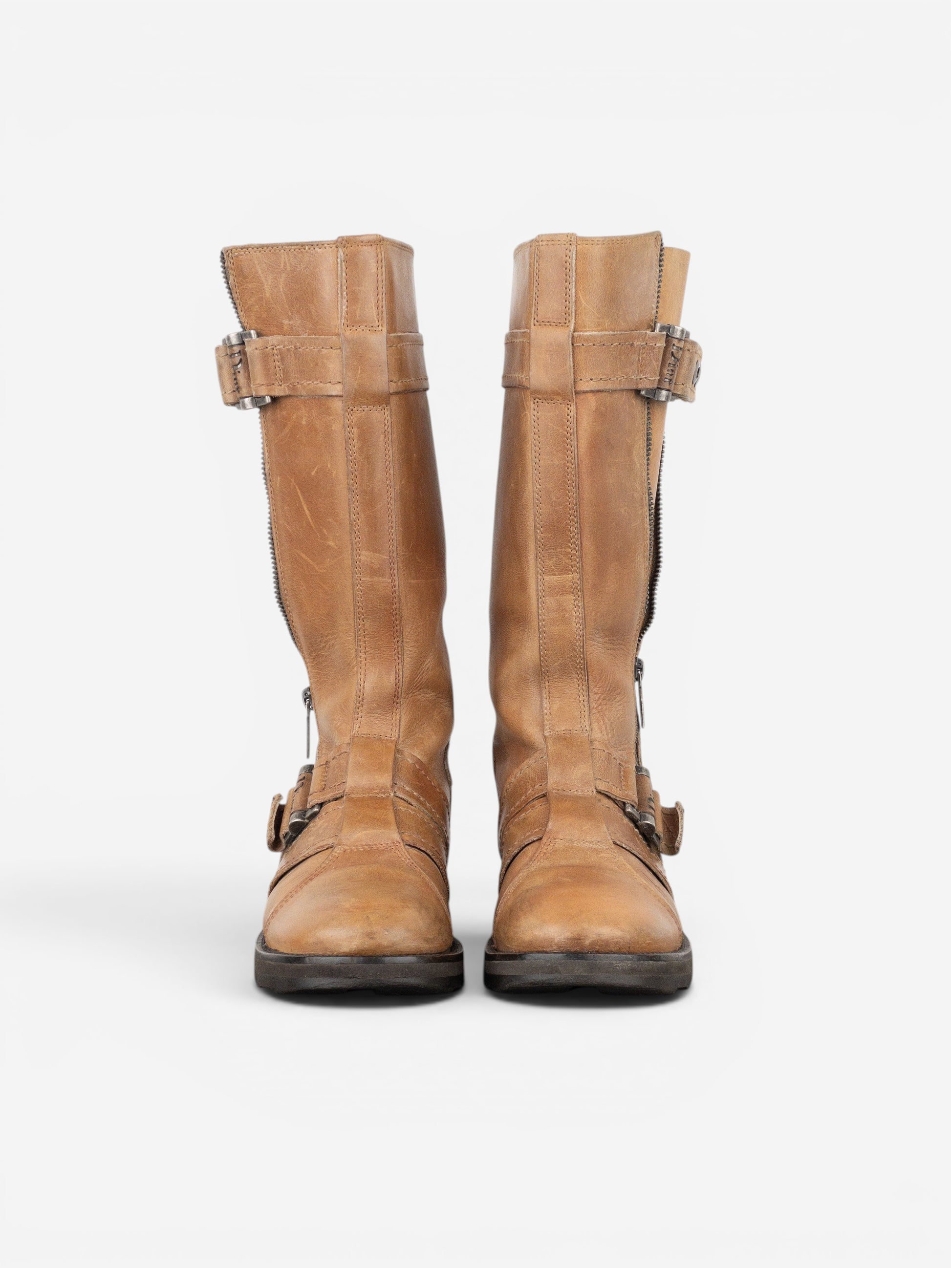Dior by Galliano 2000s Buckled Moto Biker Boots – photo 5