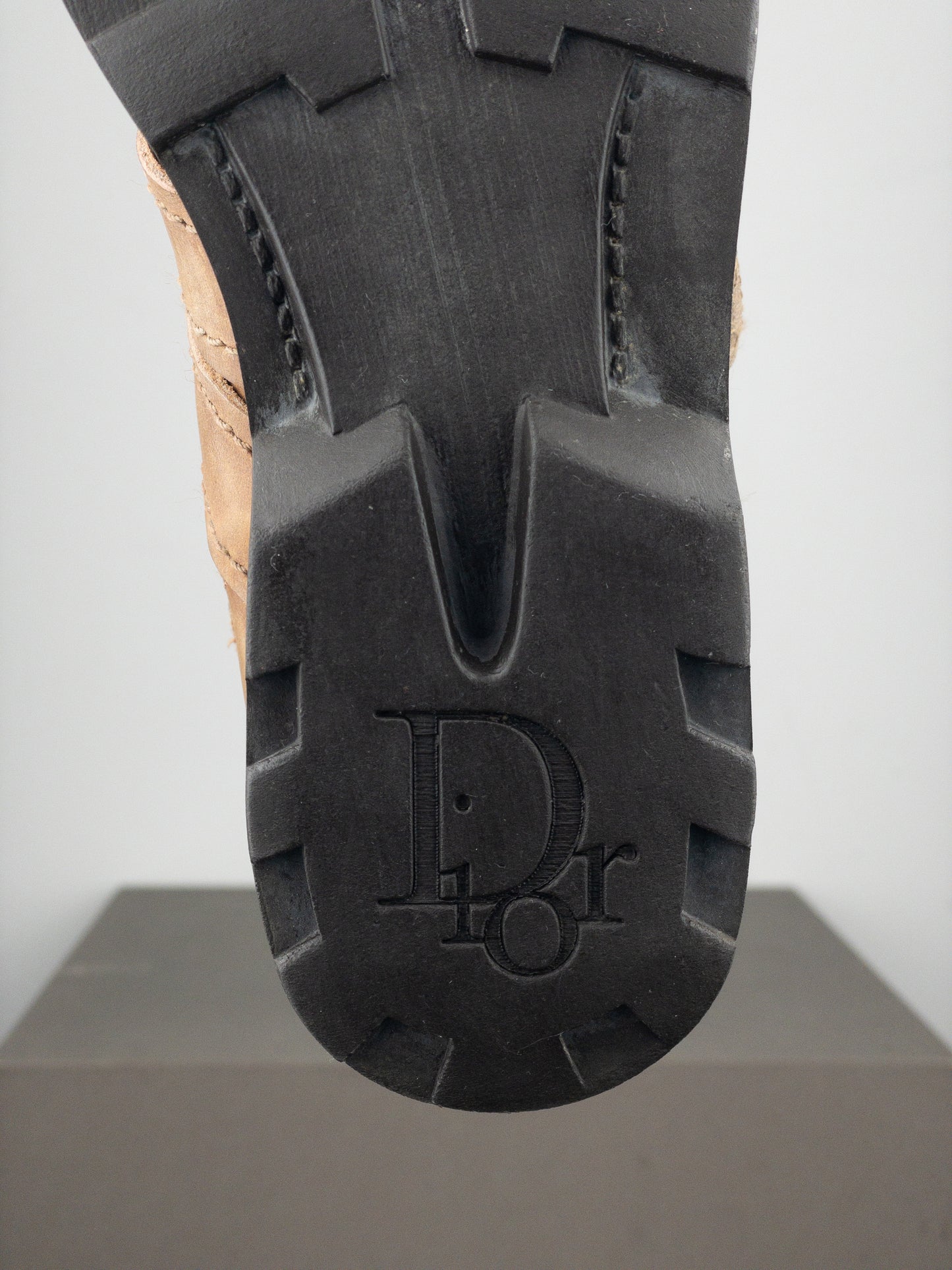 Dior by Galliano 2000s Buckled Moto Biker Boots