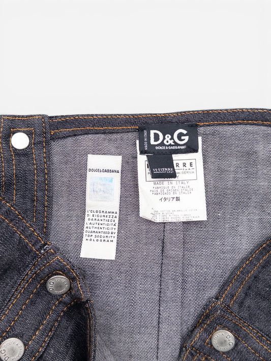 Dolce & Gabbana 2000s Buttoned Denim Maxi Skirt – photo 6