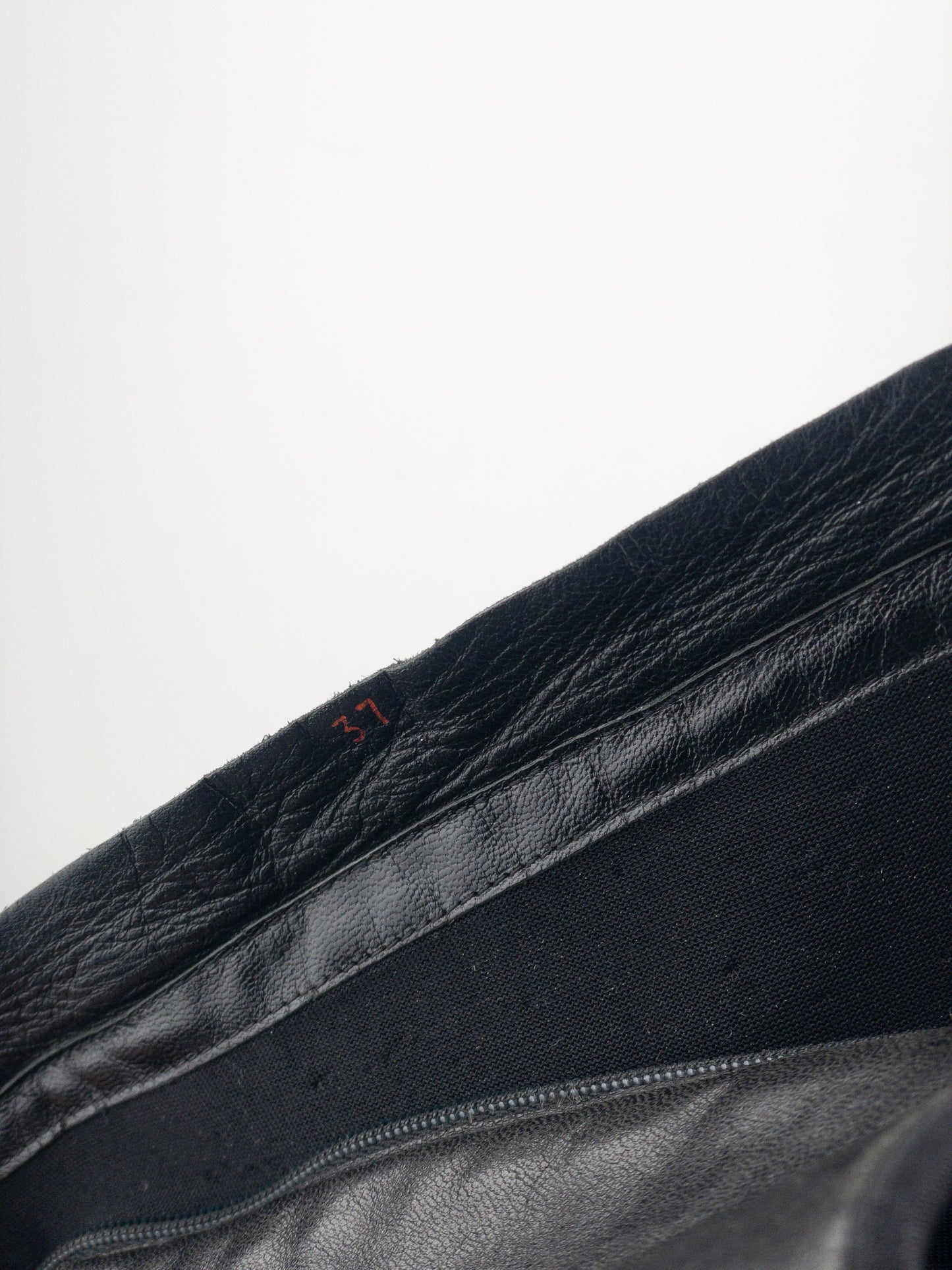 Prada AW99 Knee High Square Toe Biker Moto Sports Boots