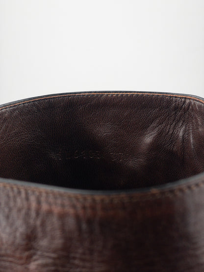 Prada AW99 Knee High Flowers Leaves Riding Boots