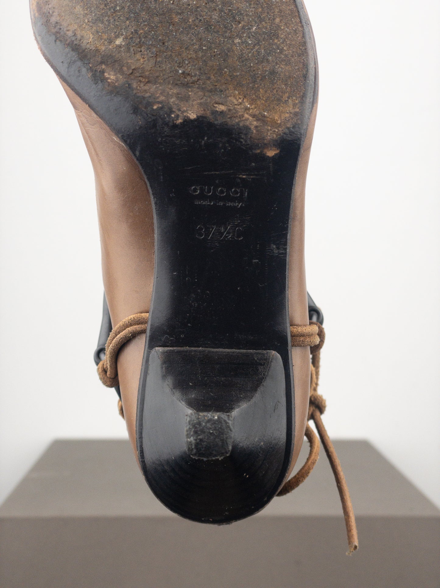 Gucci by Tom Ford AW99 Horsebit Stirrup Harness Riding Heel Boots