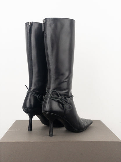 Gucci by Tom Ford AW99 Horsebit Stirrup Harness Riding Heel Boots