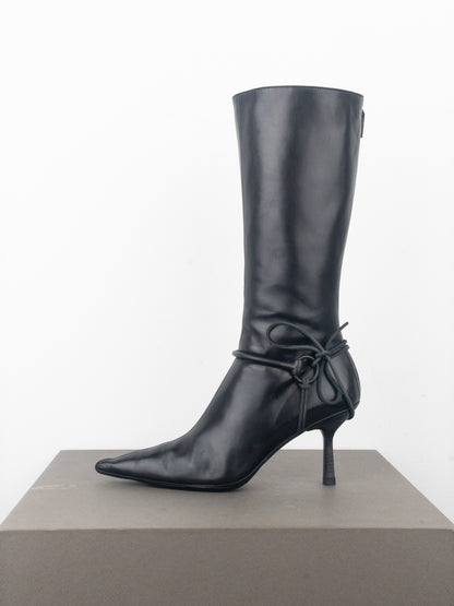 Gucci by Tom Ford AW99 Horsebit Stirrup Harness Riding Heel Boots