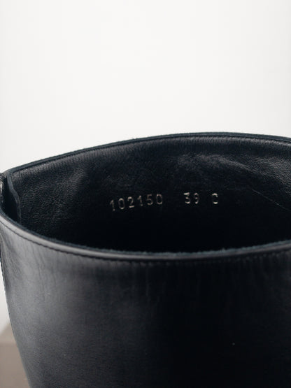 Gucci by Tom Ford AW99 Horsebit Stirrup Harness Riding Heel Boots