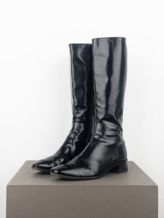 Prada 2000s Knee High Riding Boots
