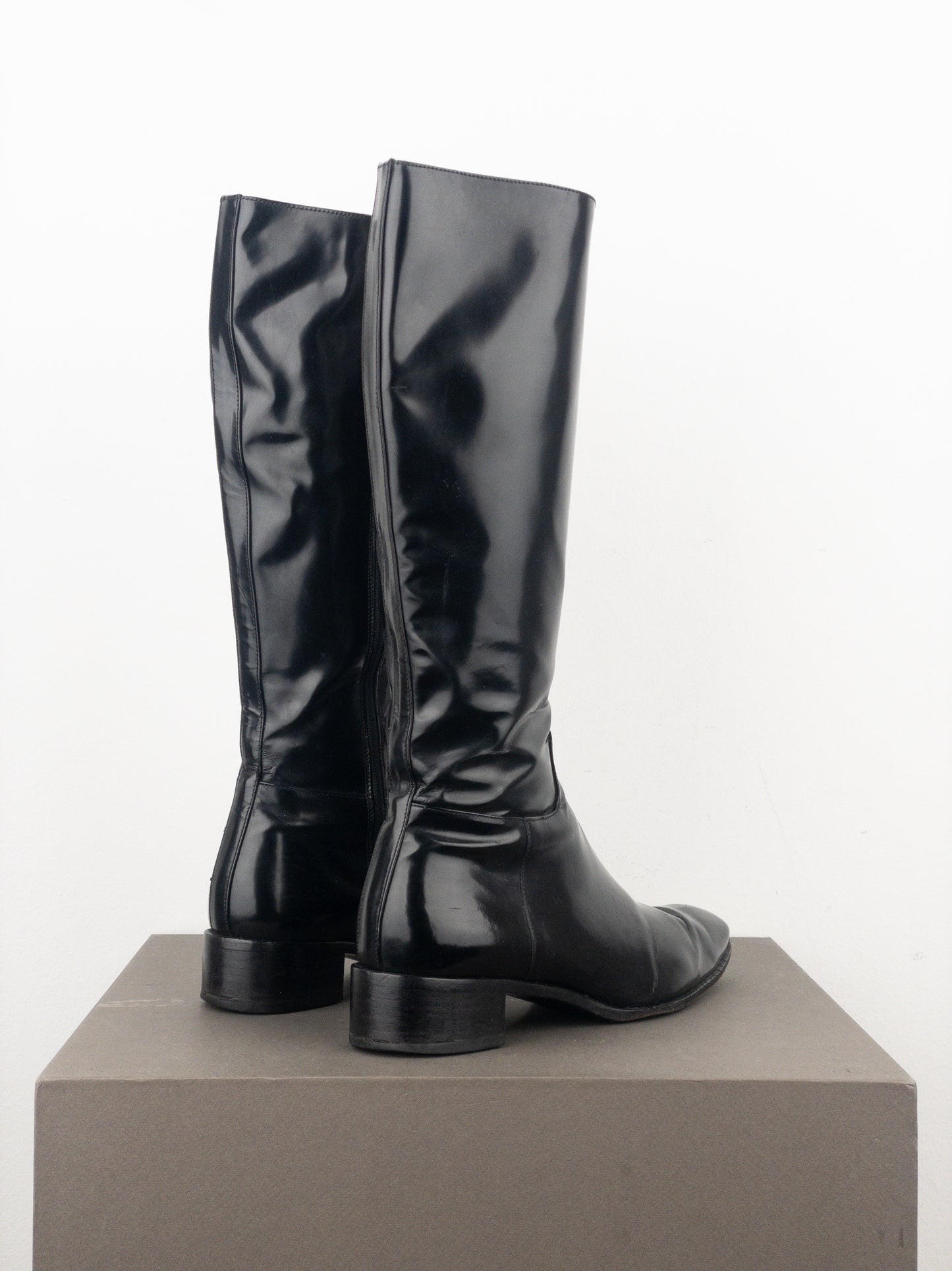 Prada 2000s Knee High Riding Boots