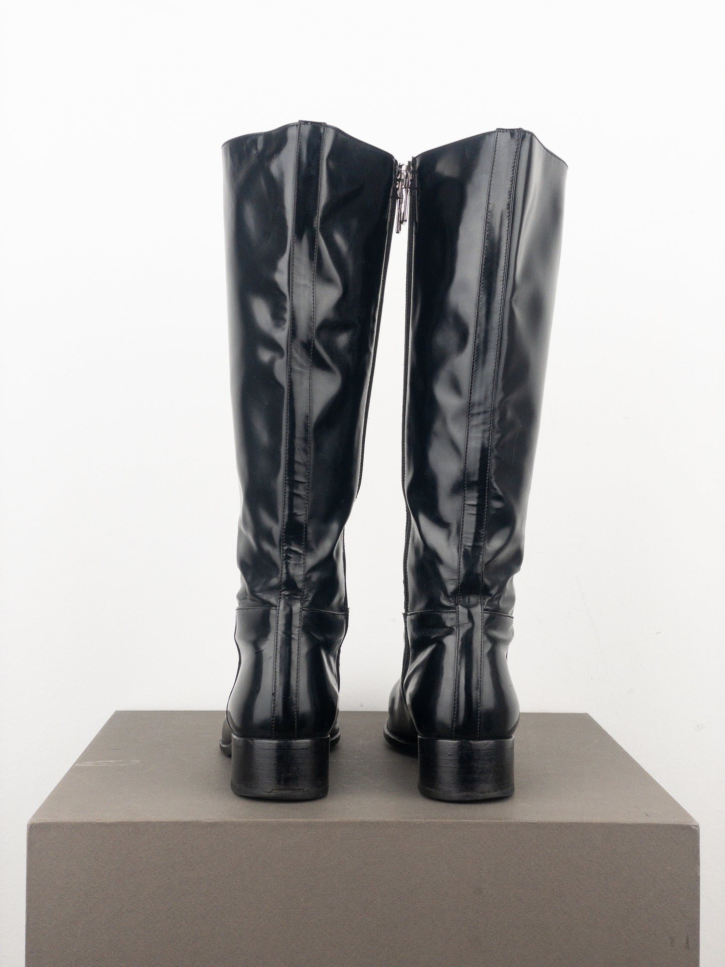 Prada 2000s Knee High Riding Boots