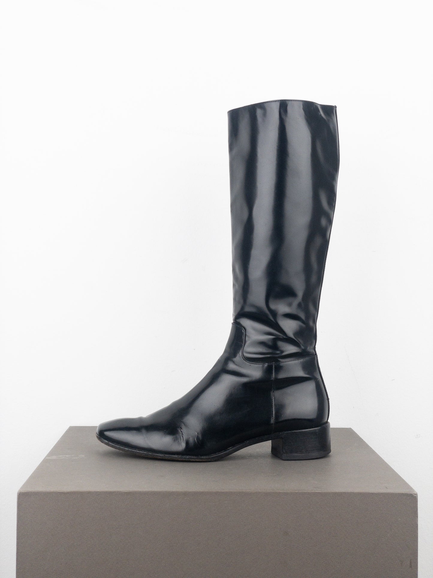 Prada 2000s Knee High Riding Boots