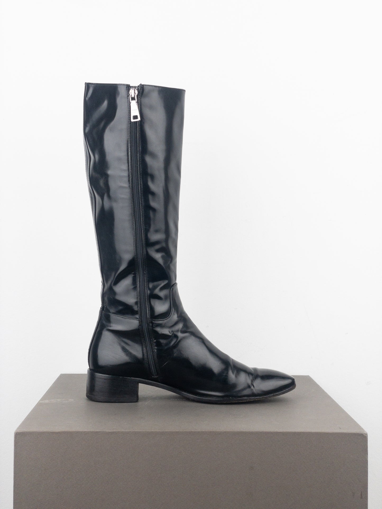 Prada 2000s Knee High Riding Boots