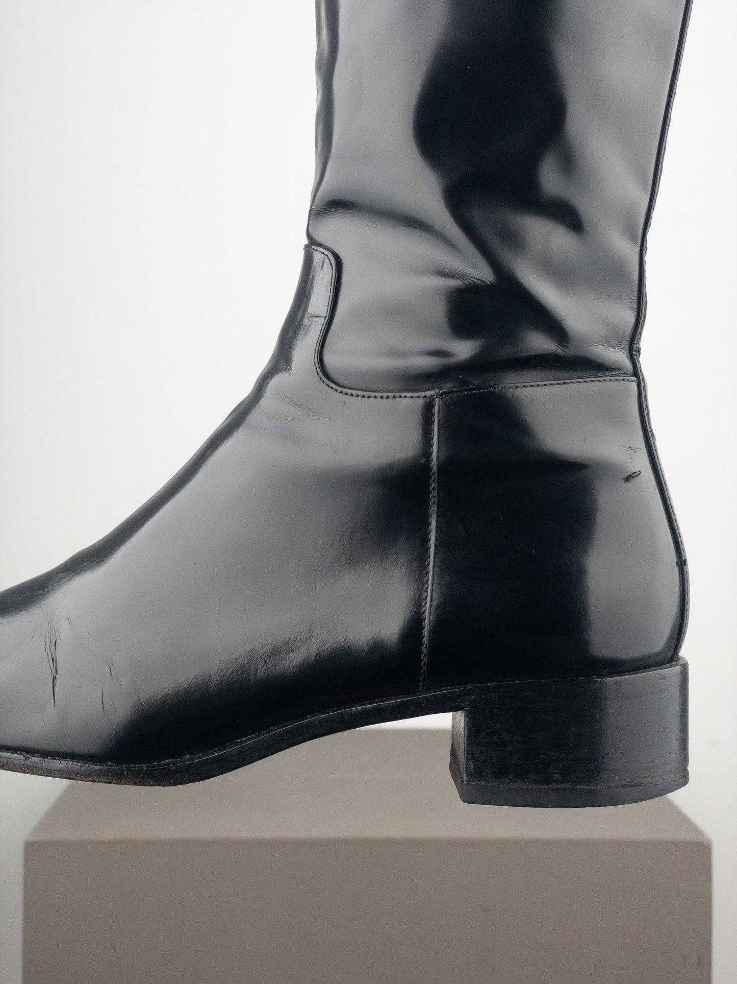 Prada 2000s Knee High Riding Boots