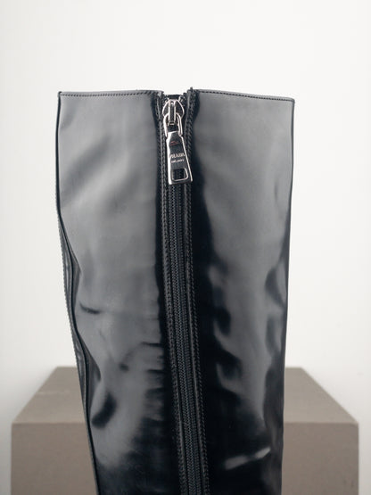 Prada 2000s Knee High Riding Boots