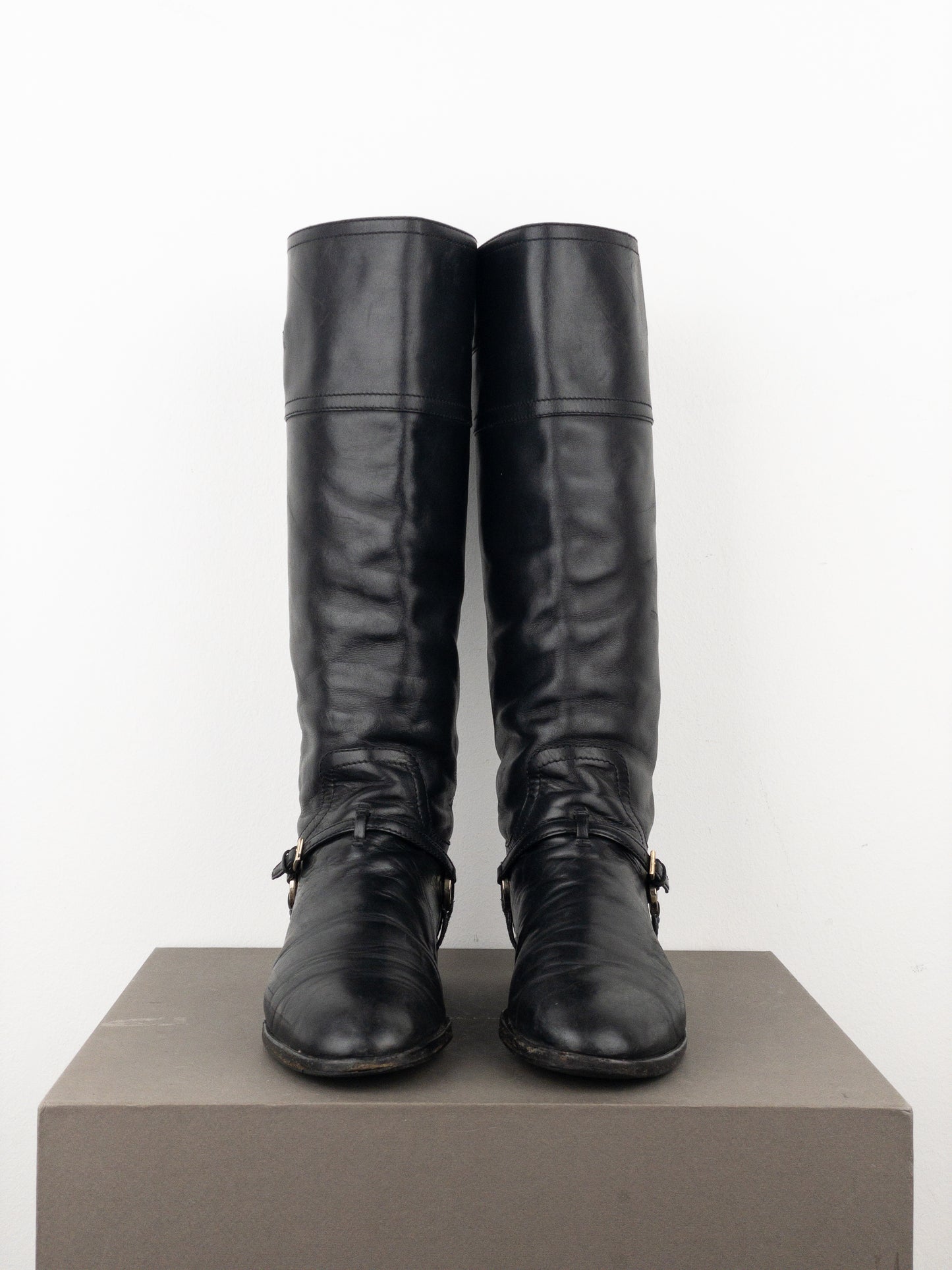 Dior by Galliano 2000s Knee-High Riding Boots