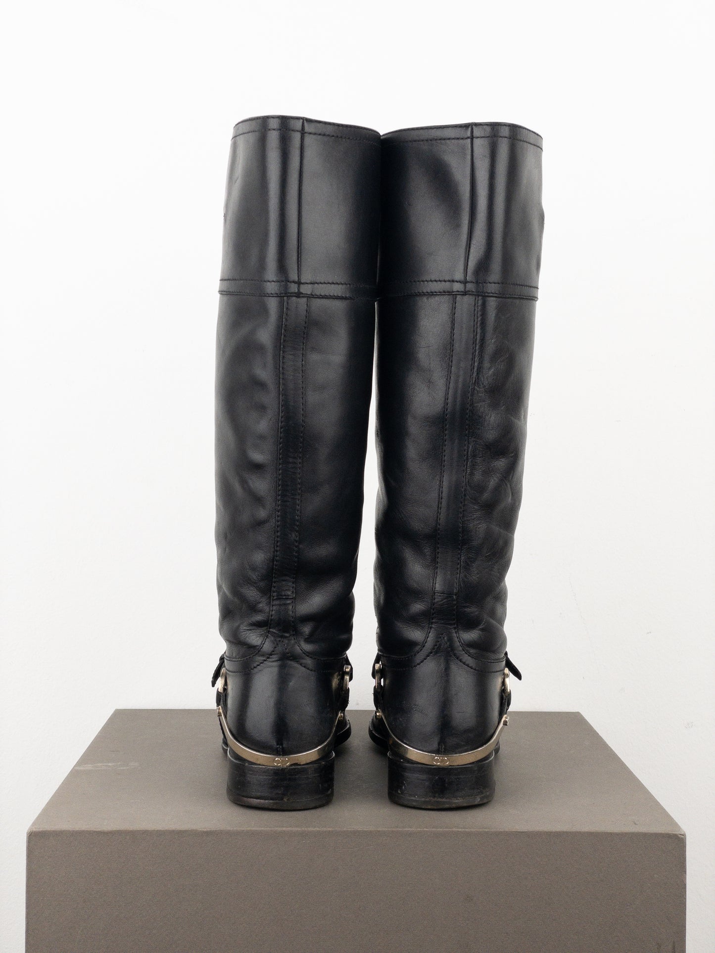 Dior by Galliano 2000s Knee-High Riding Boots