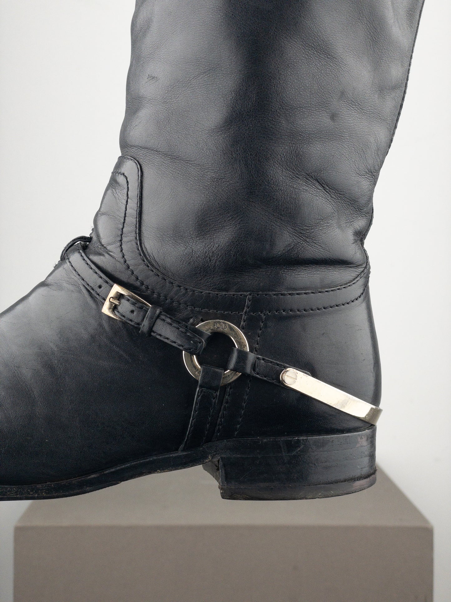 Dior by Galliano 2000s Knee-High Riding Boots