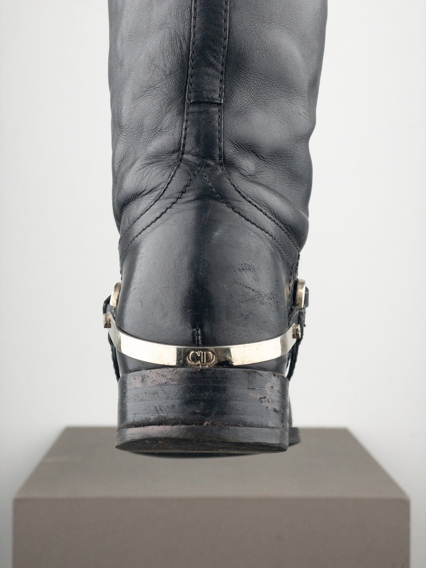 Dior by Galliano 2000s Knee-High Riding Boots