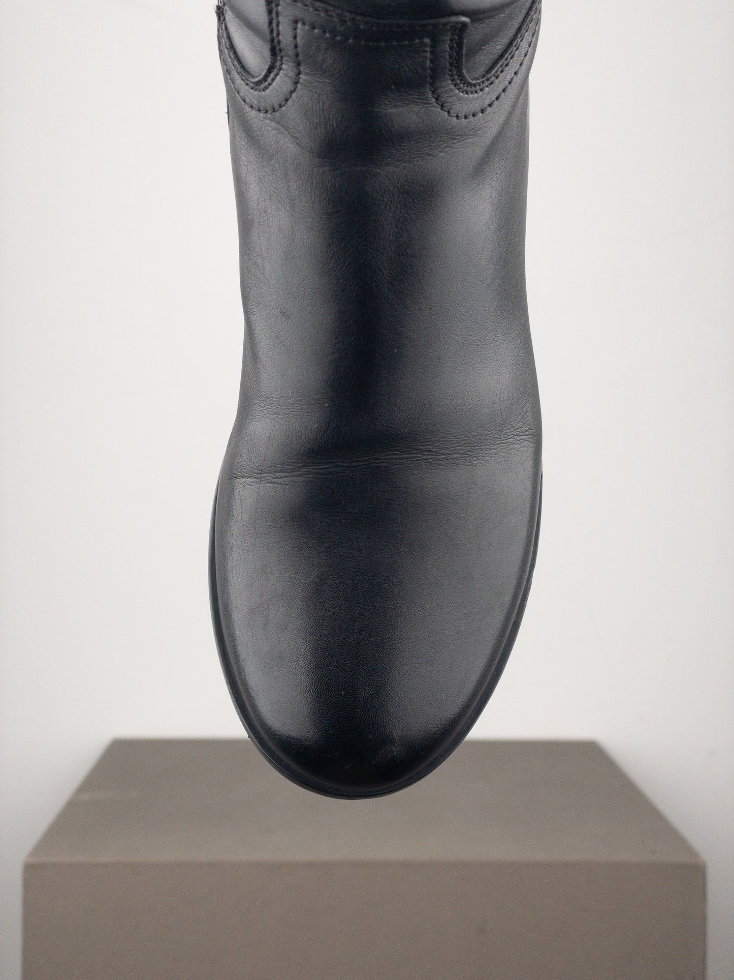 Prada 2000s Knee High Riding Biker Boots