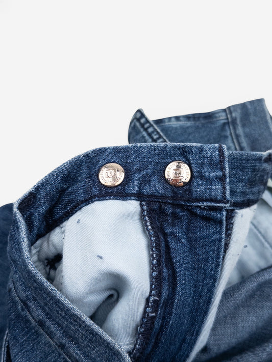 Fendi 2000s Fringe Rhinestone Denim Jeans – photo 9
