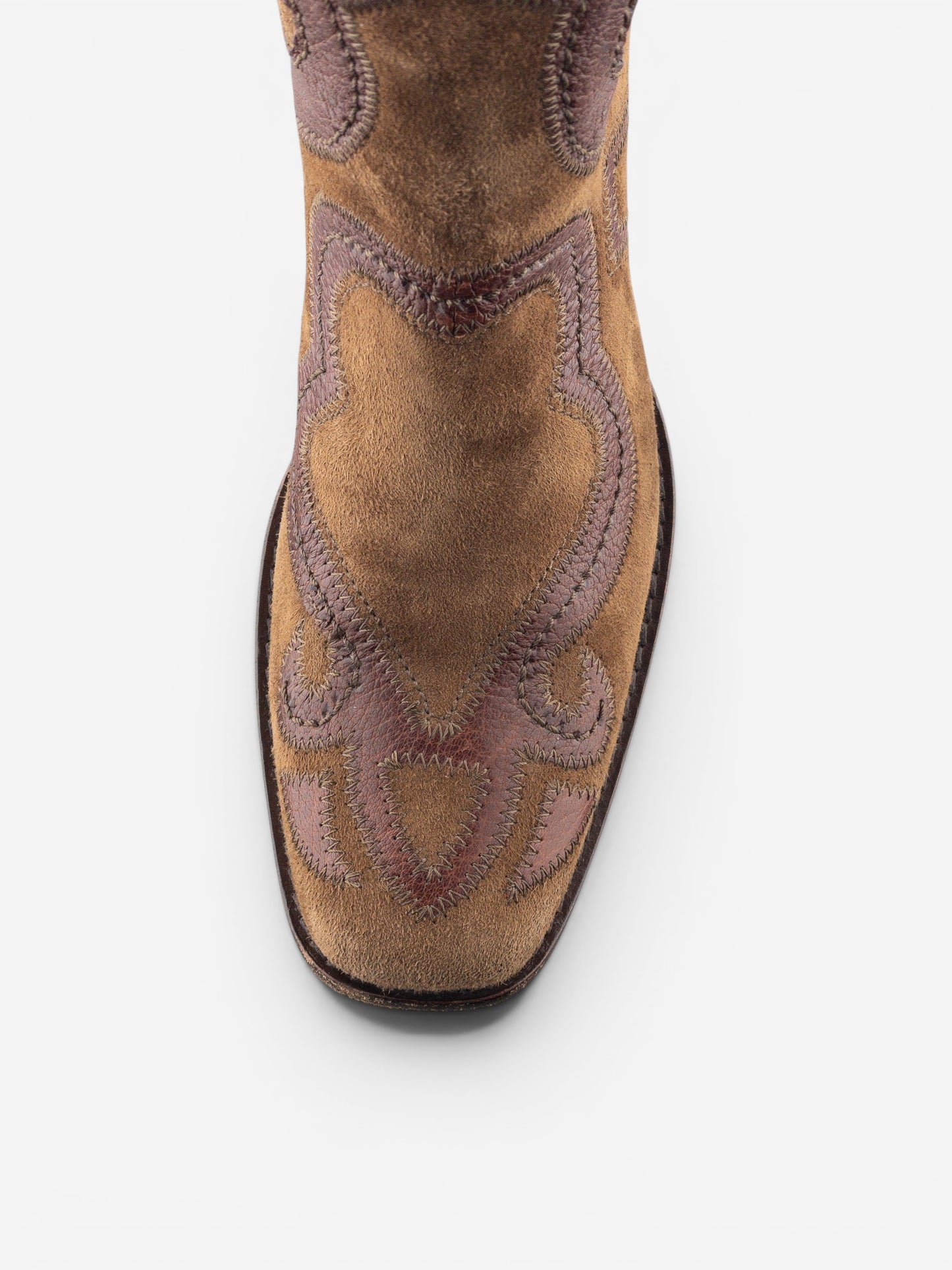 Miu Miu 2000s Knee-High Suede Cowboy Boots – photo 7