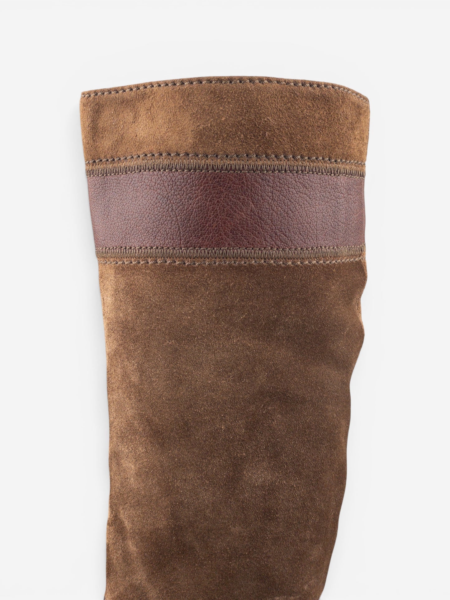 Miu Miu 2000s Knee-High Suede Cowboy Boots – photo 9