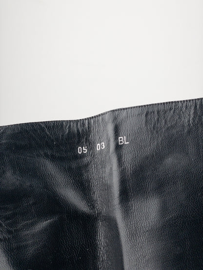 Dior by Galliano SS02 ‘Street Chic’ Buckle Knee-High Heel Boots