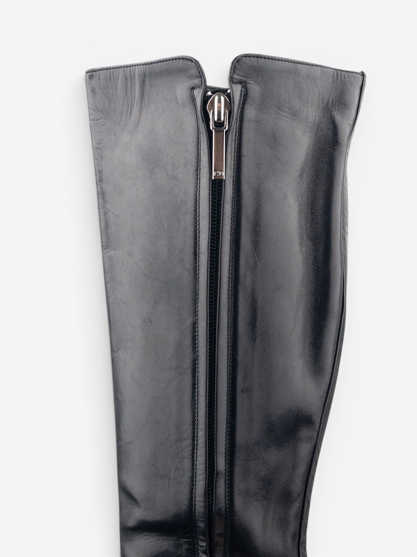 Dior by Galliano SS02 ‘Street Chic’ Buckle Knee-High Heel Boots – photo 13