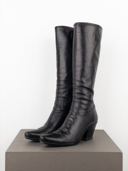 Prada 2000s Knee-High Cowboy Boots