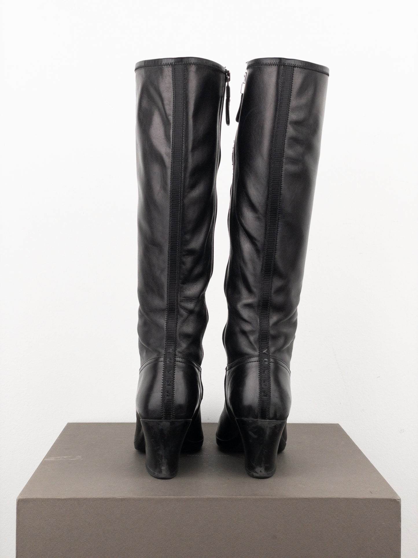 Prada 2000s Knee-High Cowboy Boots