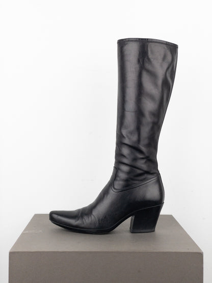 Prada 2000s Knee-High Cowboy Boots