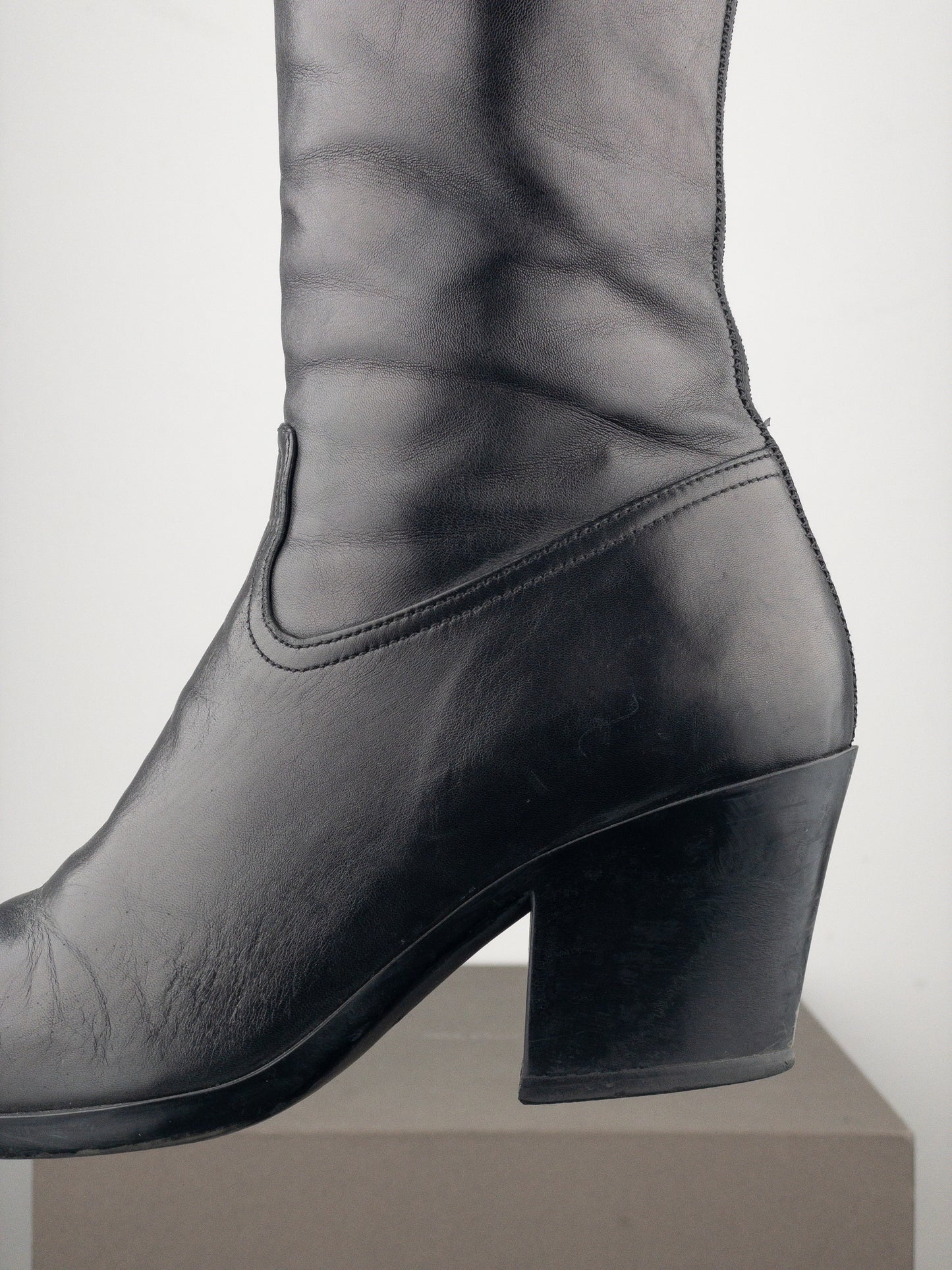 Prada 2000s Knee-High Cowboy Boots