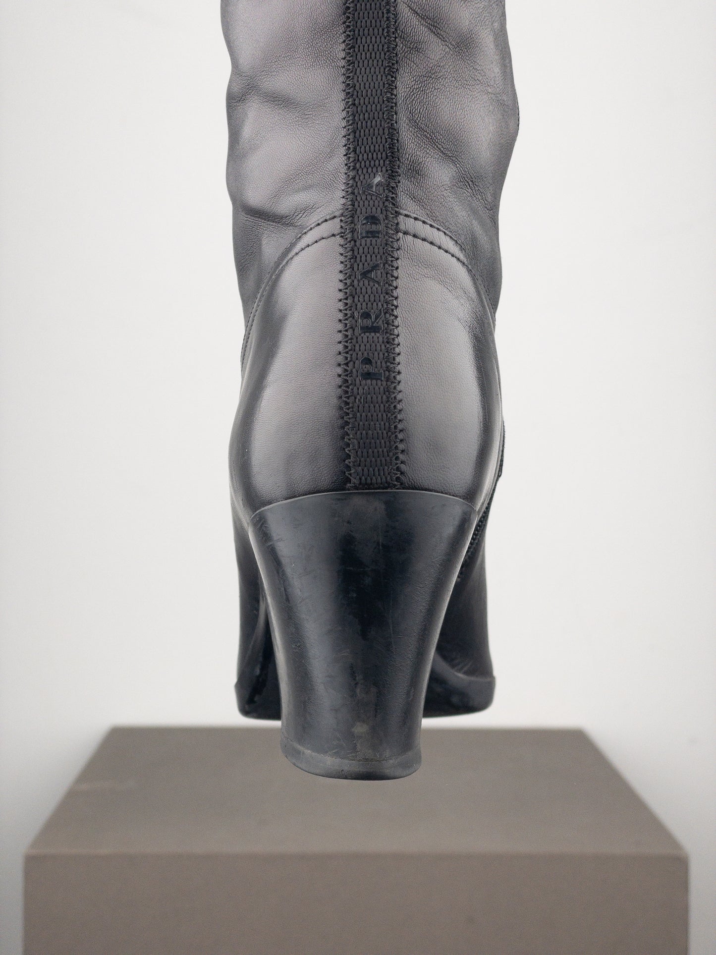 Prada 2000s Knee-High Cowboy Boots