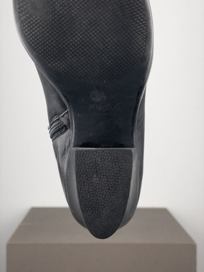 Prada 2000s Knee-High Cowboy Boots
