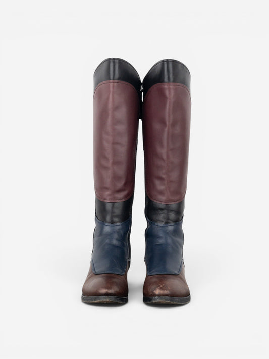 Miu Miu AW08 Knee-High Biker Riding Boots – photo 5