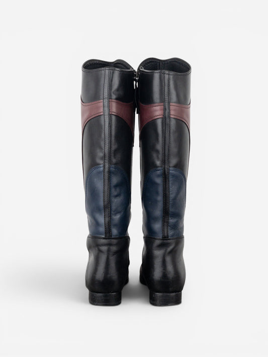 Miu Miu AW08 Knee-High Biker Riding Boots – photo 6
