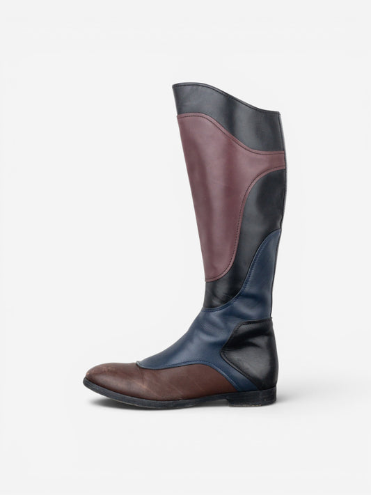 Miu Miu AW08 Knee-High Biker Riding Boots – photo 3