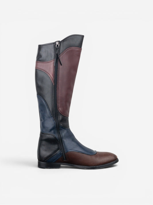 Miu Miu AW08 Knee-High Biker Riding Boots – photo 4