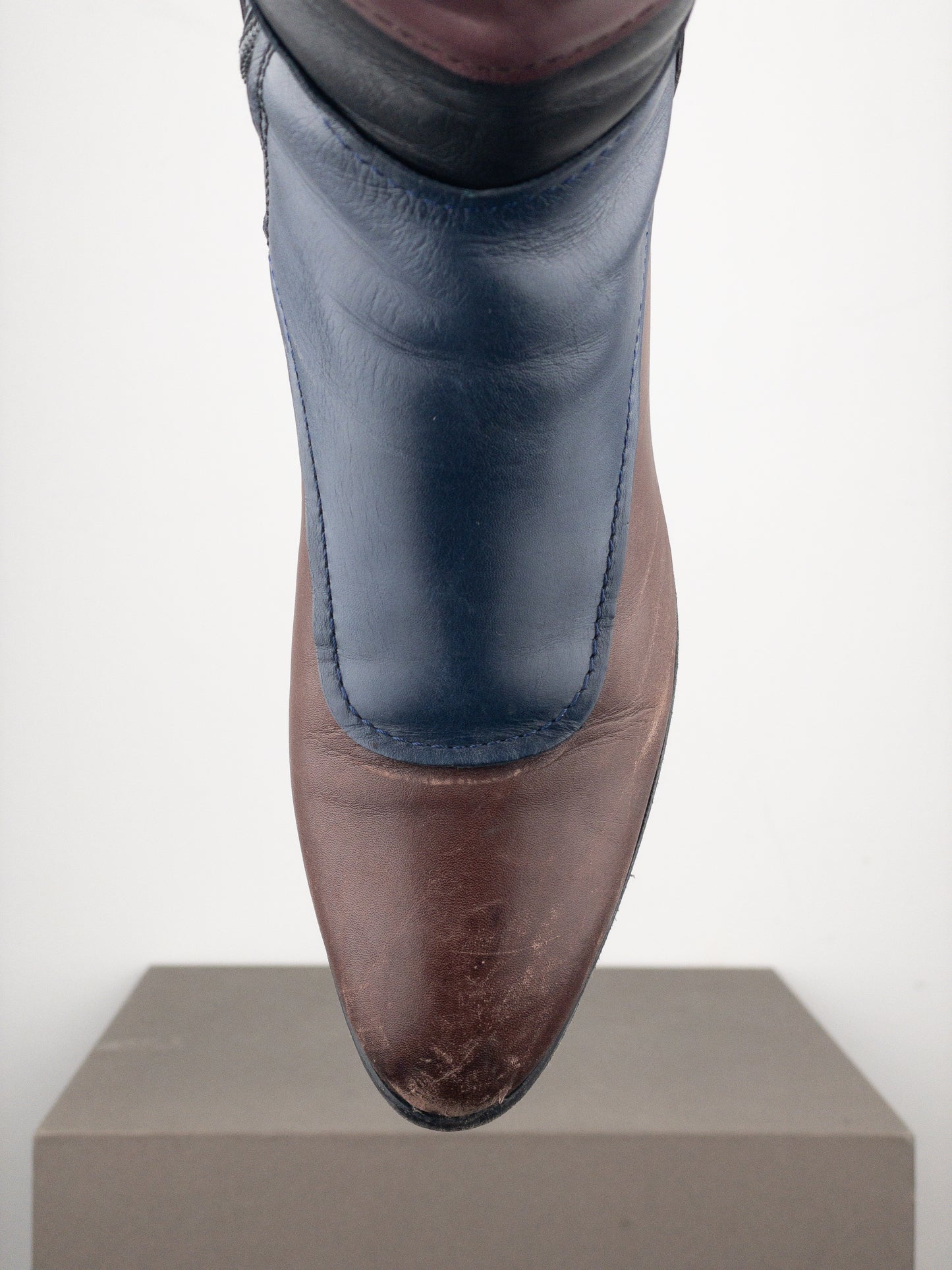 Miu Miu AW08 Knee-High Biker Riding Boots