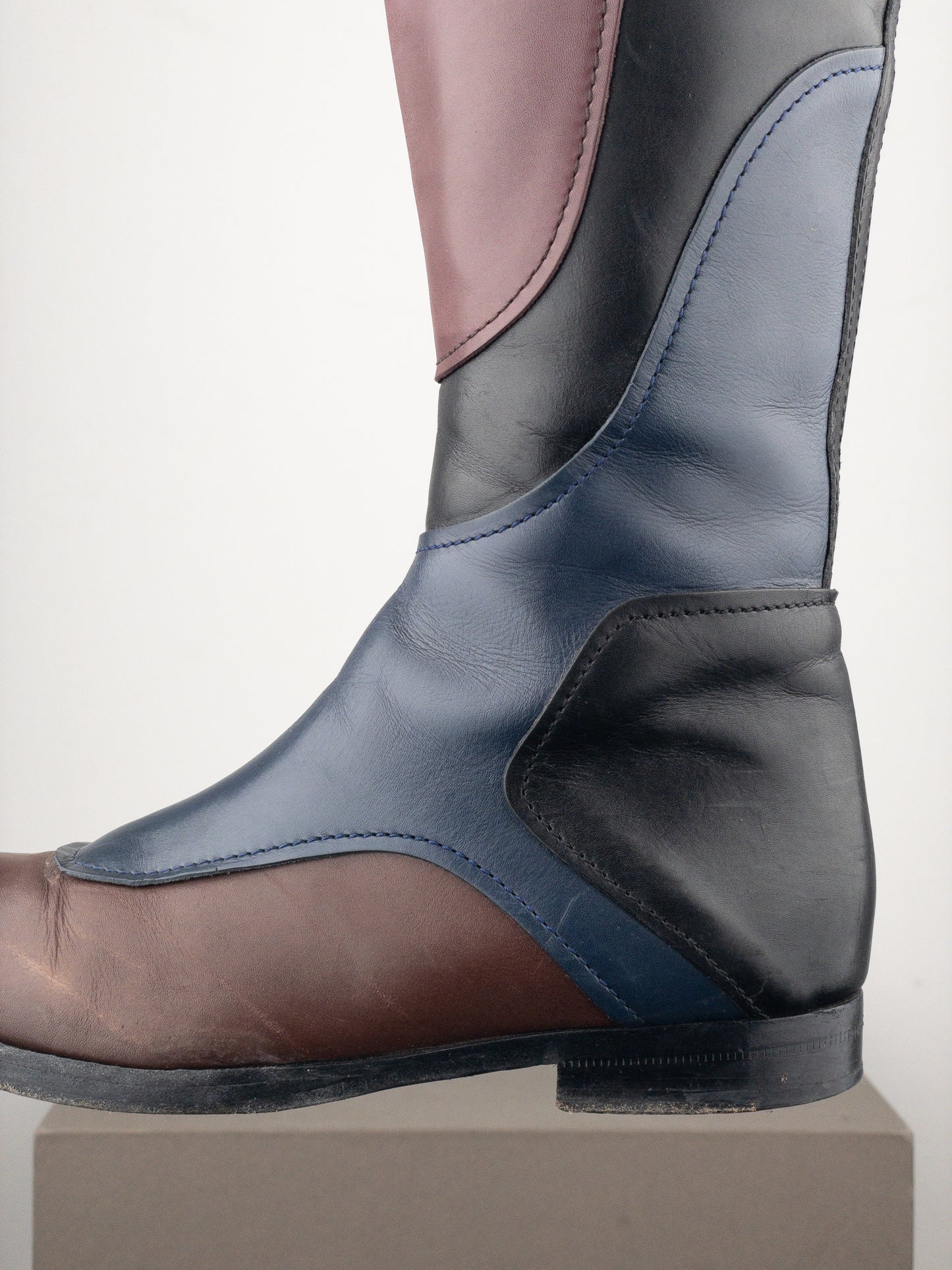 Miu Miu AW08 Knee-High Biker Riding Boots