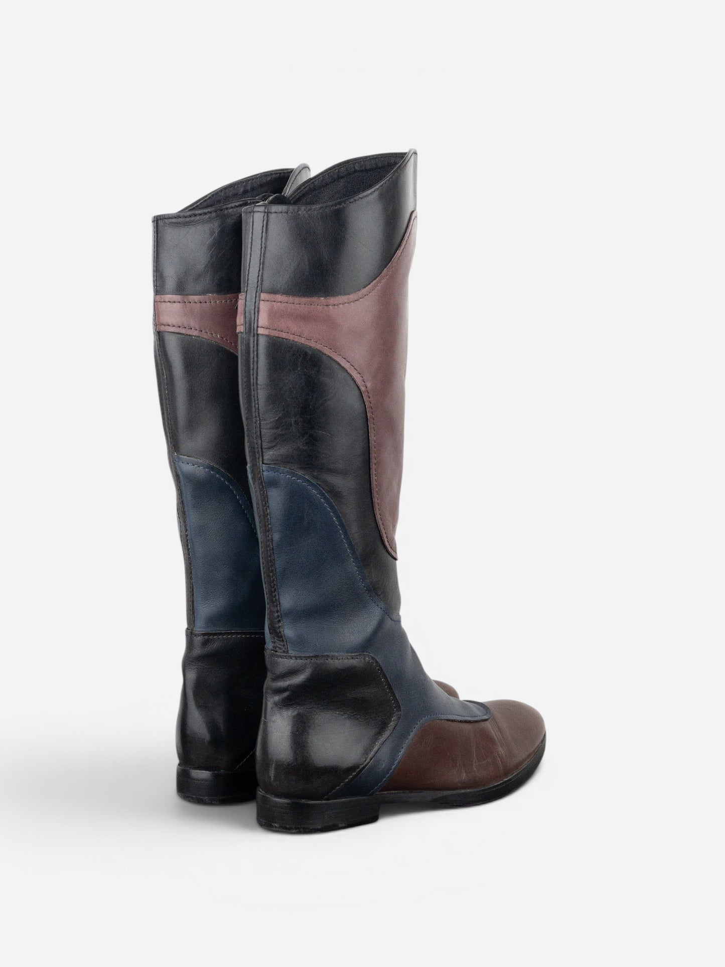 Miu Miu AW08 Knee-High Biker Riding Boots – photo 2