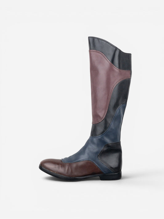 Miu Miu AW08 Knee-High Biker Riding Boots – photo 3