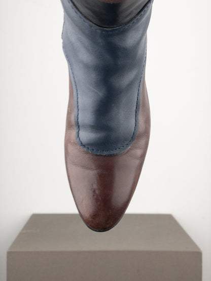 Miu Miu AW08 Knee-High Biker Riding Boots