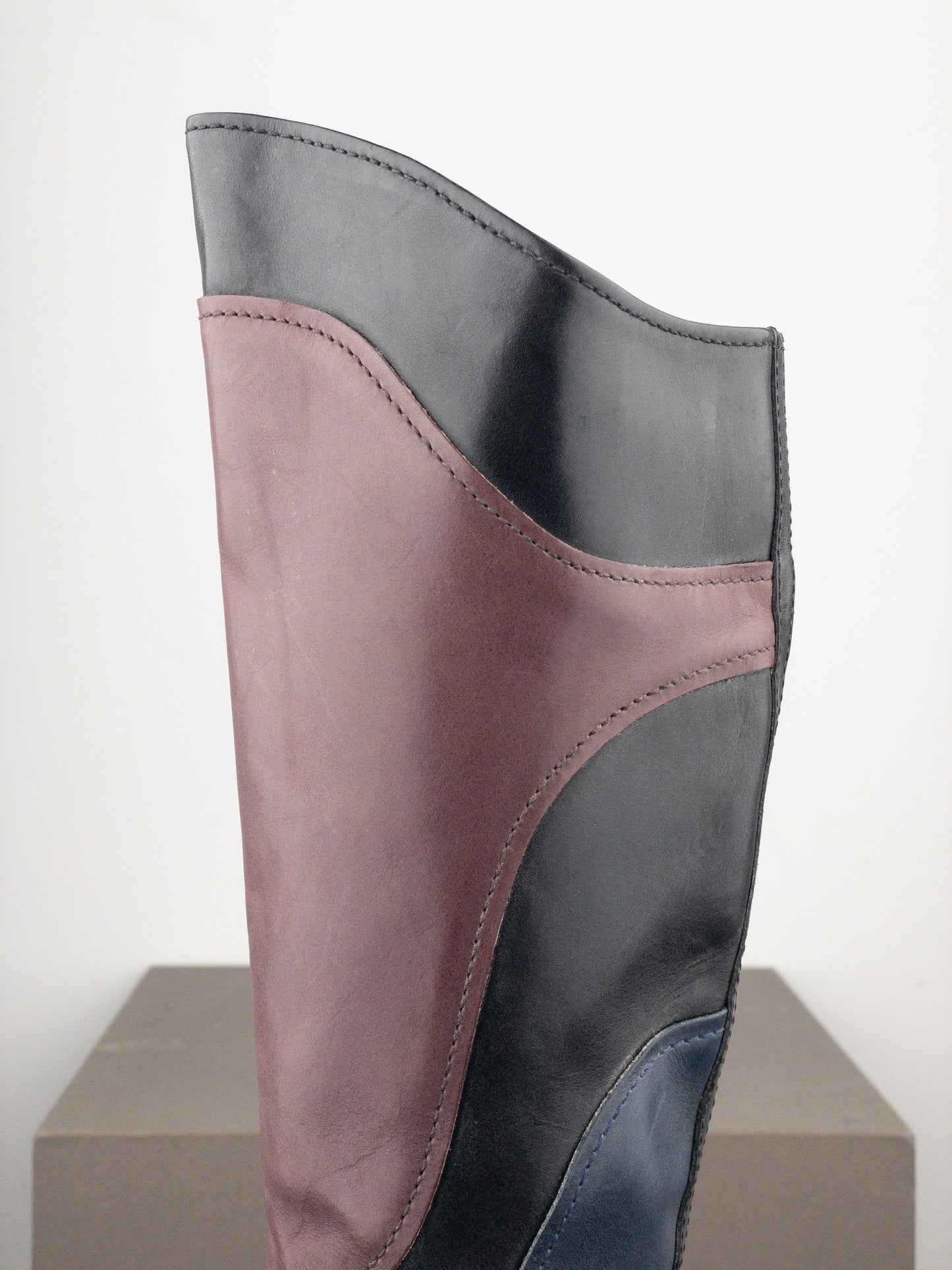 Miu Miu AW08 Knee-High Biker Riding Boots