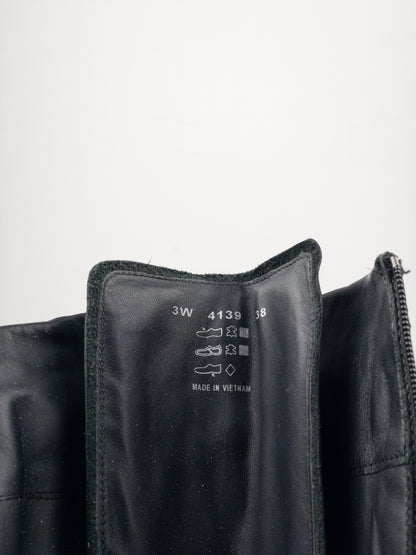 Prada 2000s Knee-High Boxing Racing Lace-Up Sneaker Boots