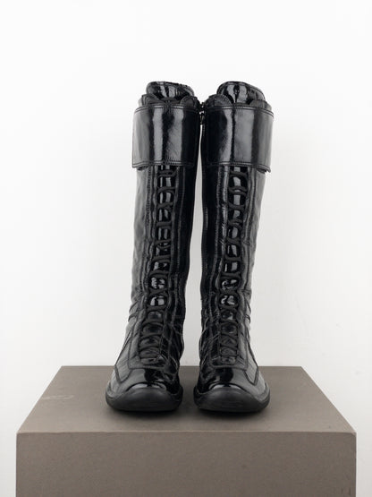 Prada 2000s Americas Cup Sneaker Boots