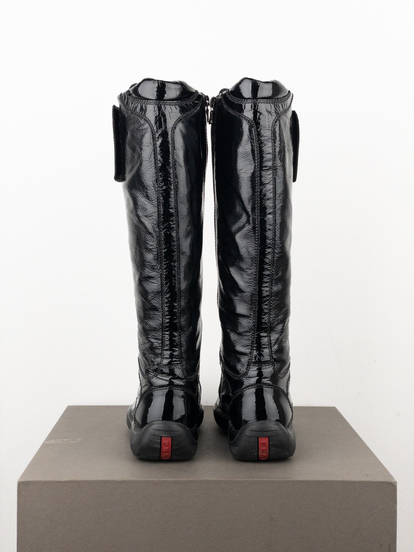 Prada 2000s Americas Cup Sneaker Boots