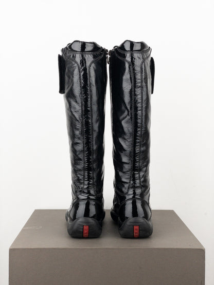 Prada 2000s Americas Cup Sneaker Boots