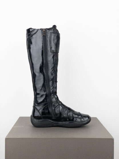 Prada 2000s Americas Cup Sneaker Boots