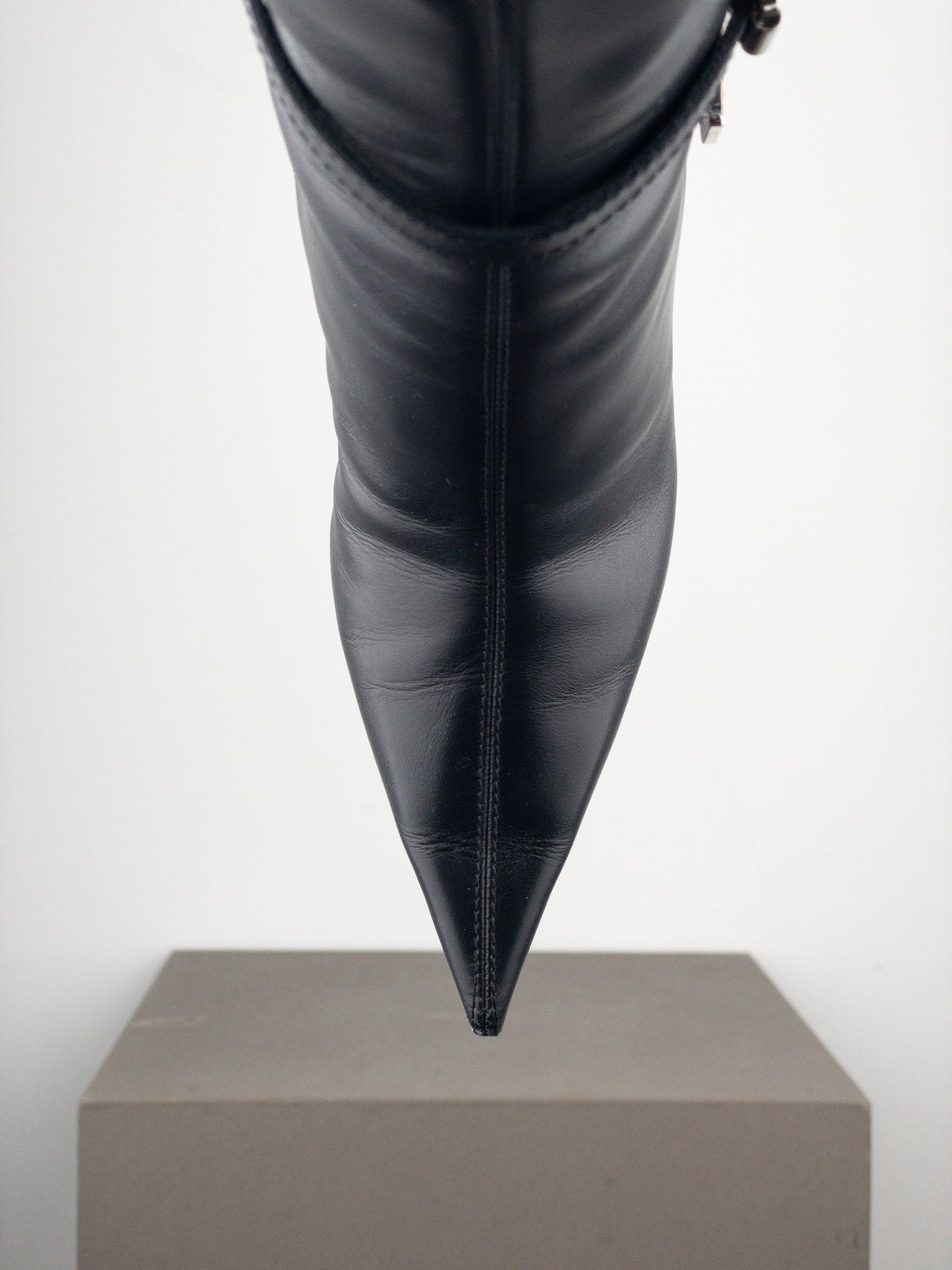 Dior by Galliano SS05 Knee High Detective Heel Boots