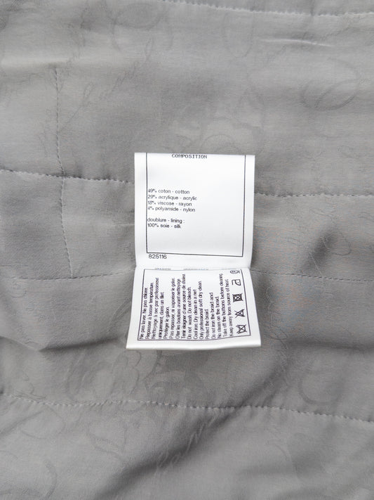 Chanel by Karl Lagerfeld SS17 Pearl Trim Tweed Vest – composition label